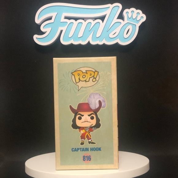 Captain Hook- 816 (65th Anniversary Edition)- Disney- Mint Condition- Funko - Picture 4 of 8